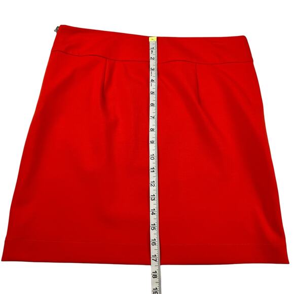 Banana Republic Womans 8P W32 Skirt Orange Mini Petite careerwear Bright Bold - Picture 9 of 13